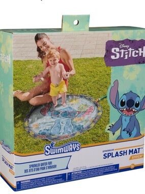 New Disney Stitch splash pad sprinkler toddler kids
